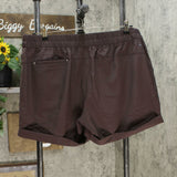 MPG Mondetta Performance Gear Women's Pleated Stretch Cuffed Travel Shorts