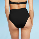 Shade & Shore Women's Caged High Waist Bikini Bottom