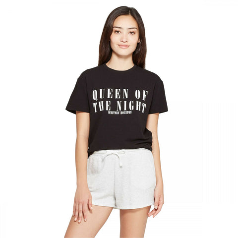 Bravado Women's Whitney Houston Graphic Sleep T-Shirt