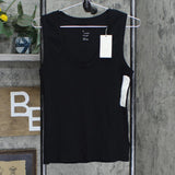 A New Day Women's Slim Fit Tank Top Black L