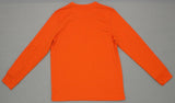 Goodfellow Men's Heavyweight Long-Sleeve Thermal Henley Shirt Small Orange