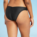 Shade & Shore Women's High Leg Extra Cheeky Bikini Bottom