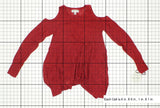 Knox Rose Women's Cold Shoulder Sharkbite Sweater