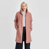 A New Day Women's Long Sleeve Textured Boucle Cardigan Sweater Coat