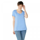 Isaac Mizrahi Live! Women's Essentials Scoop Neck T-Shirt