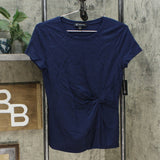 INC International Concepts Women's Ponte Knit Twist Top