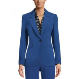 Bar III Women's Notched One Button Blazer