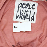 Peace Love World Plus Size Side Pinched Short Sleeve T-Shirt