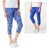 Women with Control Plus Size Renee's Reversible Crop Pants