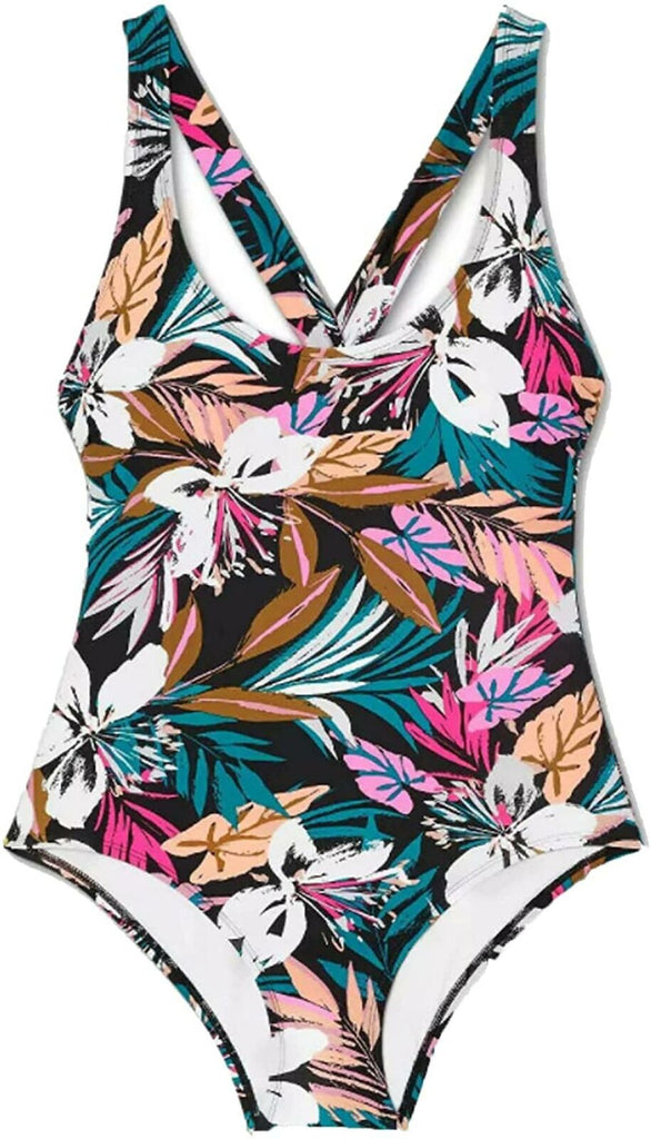Kona Sol Women's Twist-Back Medium Coverage One Piece Swimsuit –  Biggybargains