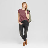 Universal Thread Women's Meriwether Crewneck Short Sleeve Tri-Blend T-Shirt