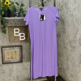 Antthony Women's Short-Sleeve V-Neck Jersey Knit Dress