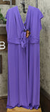IMAN Women's Plus Size Boho Chic Jersey Knit Maxi Dress With Head Wrap