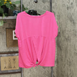 All In Motion Women's Short Sleeve Tie Back V-Neck T-Shirt