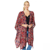 New Rhonda Shear Womens Kimono Robe With Side Ties. 682997-NEW X-Small / Small