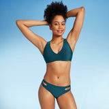 All In Motion Women's Moderate Coverage Cut Out Hipster Bikini Bottom