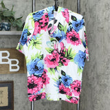 NWT Quacker Factory Floral Printed Jacket And Tank With Rhinestones. A305408 L
