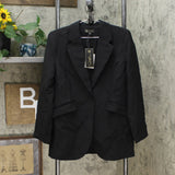DG2 by Diane Gilman Women's Wrinkle Resistant Gabardine Blazer
