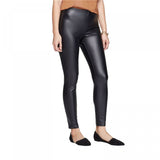A New Day Women's Slim Fit Mid Rise Faux Leather Leggings