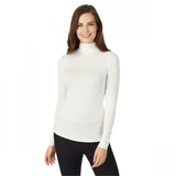 Warm Essentials by Cuddl Duds Women's Long Sleeve Turtleneck Smooth Stretch Shirt