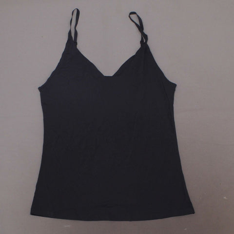 Rhonda Shear Lightweight Everyday V Neck Camisole Black 2X
