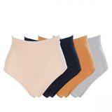 Rhonda Shear 4 Pack Seamless High Waist Ahh Brief Panties