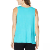 DG2 by Diane Gilman Women's Mixed Media Easy Tank Blouse