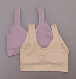 Rhonda Shear Women's 2 Pack Seamless Modal Bras