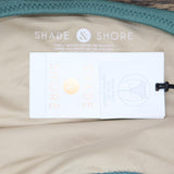 Shade & Shore Crepe Tie-Front High Waist High Leg Extra Cheeky Bikini Bottom