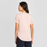 A New Day Women's Casual Fit Short Sleeve Crewneck Sandwash T-Shirt