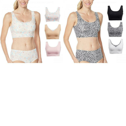 NEW Rhonda Shear LOT OF 3 Body Bra With Removable Pads. 730792-NEW Medium