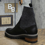 Universal Thread Women's Daphne Sock Boots Black 7