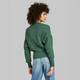 Wild Fable Women's Voluminous Crewneck Sweater