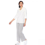Soft & Cozy Loungewear Women's Plus Size Cool Luxe Knit Cowl Neck Sweater