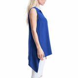 Fever Women's Sleeveless High Low Tunic Blouse