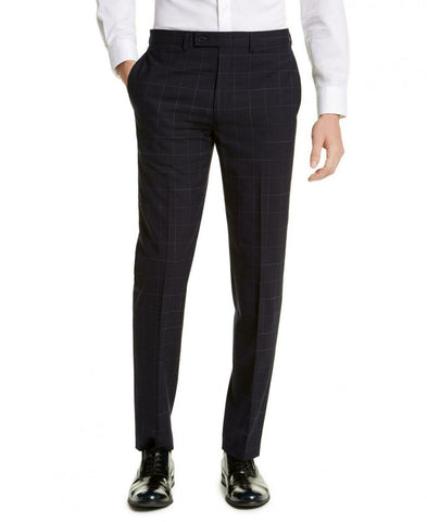 Calvin Klein Men's X-Fit Extra-Slim Fit Infinite Stretch Wool Suit Pants