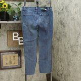 Kenneth Cole Women's Button Fly High Rise Straight Leg Comfort Jeans