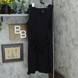 Belle by Kim Gravel Women's TripleLuxe Knit Tie Front Midi Dress