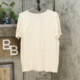 DG2 by Diane Gilman Women's Short Sleeve Mesh Insert V-Neck T-Shirt