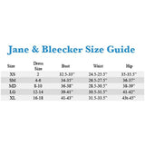 Jane and Bleecker Women's Knit Capri Pajama Sleep Pants Navy Large