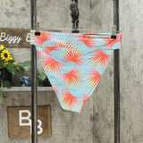 Xhilaration Women's Tropical Print High Leg High Waist Bikini Bottom