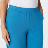 NWT LOGO By Lori Goldstein Plus Crochet Detail Knit Crop Pants. A290500-Plus 1X