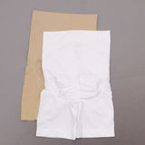 Rhonda Shear 2 Pack Medium Support Longline Shaping Shorts White/Nude Large