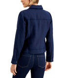 Charter Club Women's Linen Button Up Casual Jacket