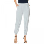 G by Giuliana Women's Luxe Knit Ankle Pants Chambray Plus 2X Tall