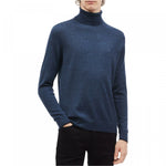 Calvin Klein Men's Solid Merino Wool Pullover Turtleneck Sweater