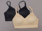 Rhonda Shear 2 Pack Molded Cup Bra With Mesh Back Detail Nude/Black 1X