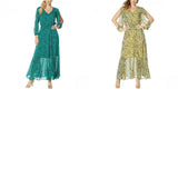 IMAN Women's Global Chic Luxury Resort Printed Maxi Dress