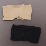 Rhonda Shear 2 Pack Underwire Bandeau Bras Black / Nude Large