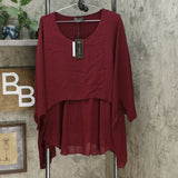 DG2 by Diane Gilman Women's Kimono Layered Top